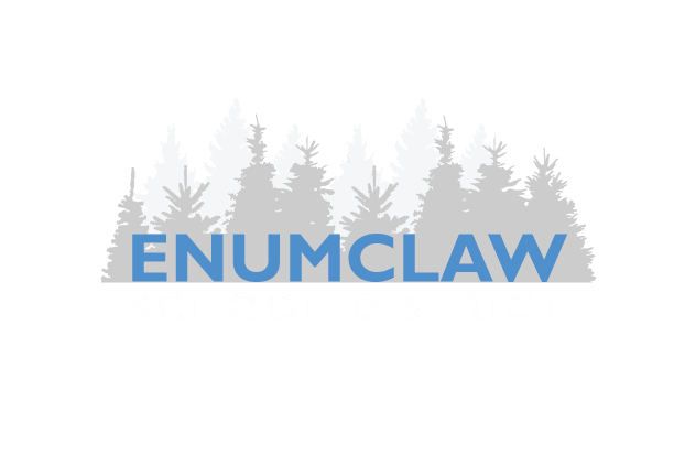 District logo with white bottom font